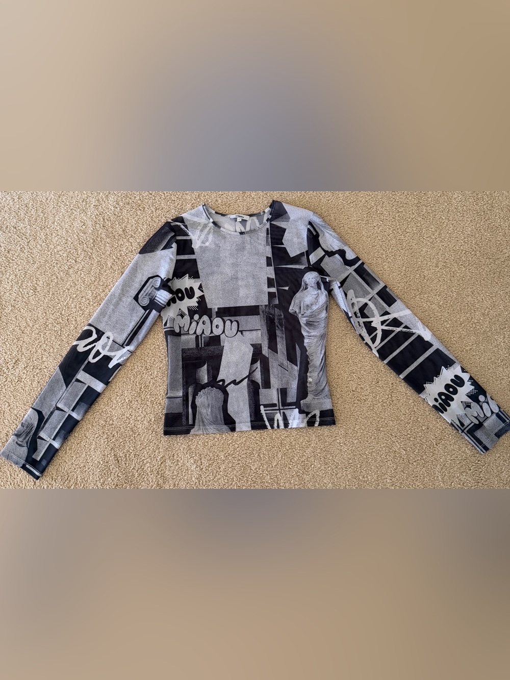 Miaou Graphic Top